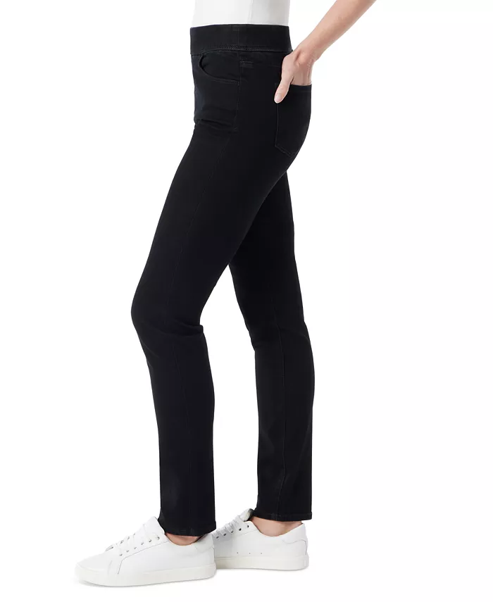 Women's Amanda High-Rise Straight Pull-On Jeans - thumbnail 2