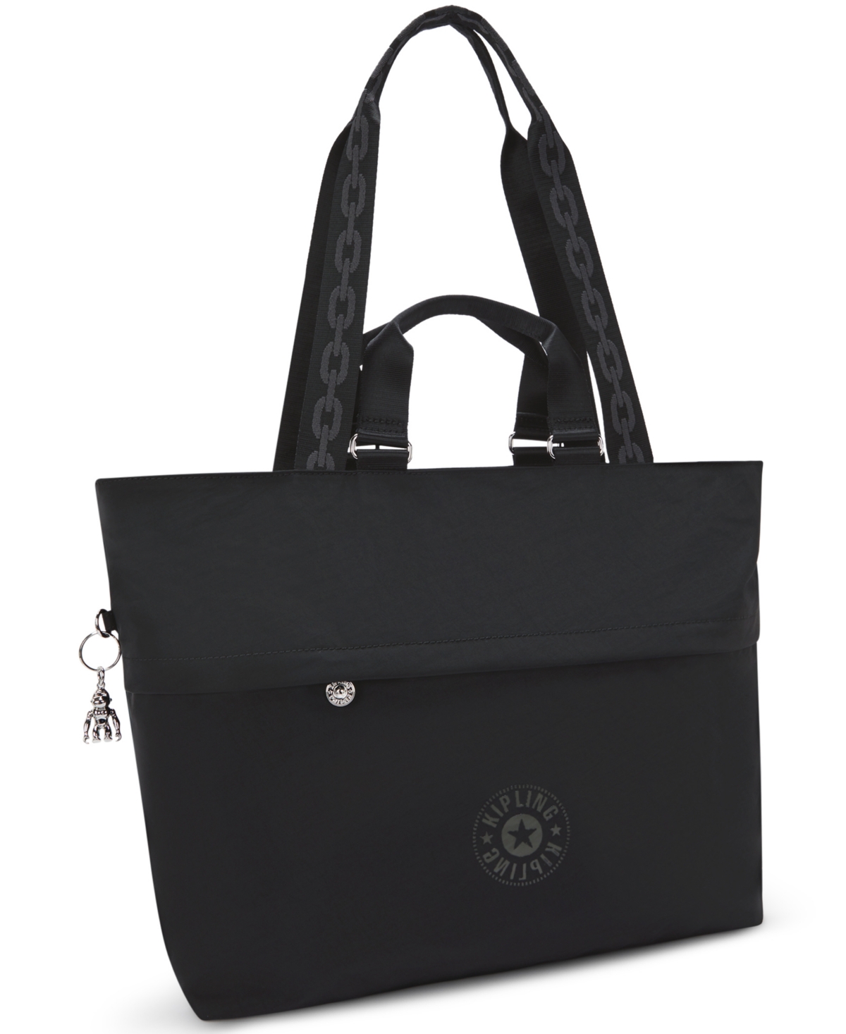 Kipling Charleen Laptop Tote Bag - Endless Black F24