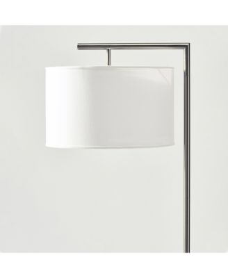 Montage Modern 60" LED Arc Floor Lamp with Fabric Drum Shade
