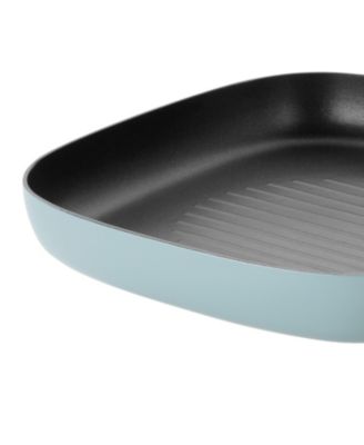 Slate Nonstick Aluminum Grill Pan 10.25"