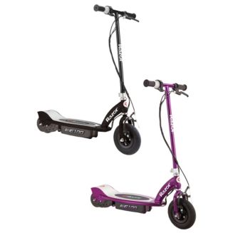 Razor E100 Kids 24 Volt Motorized Electric Powered Scooters, Black and ...