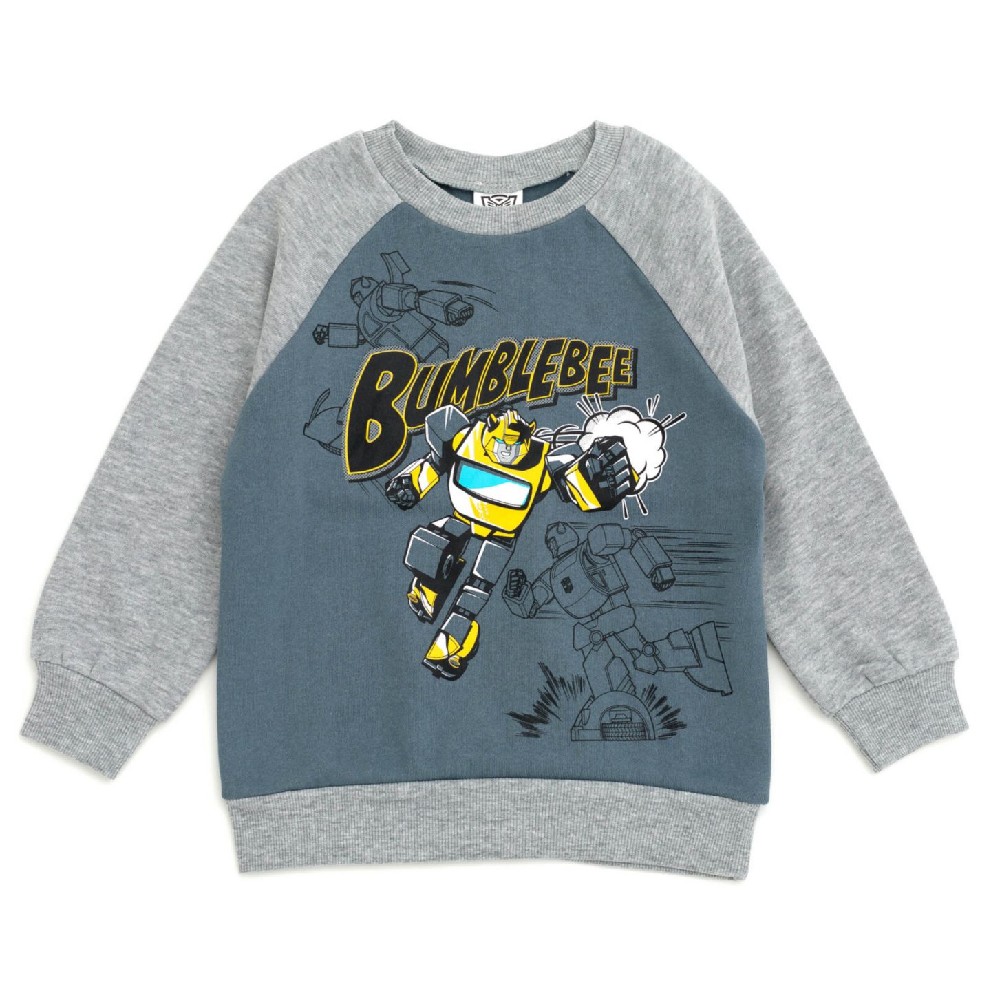Толстовки Transformers Toddler Boys Toodler 2T-5T Fleece Sweatshirt and Cosplay Costume Hat, цвет: Синий серый — фото 4