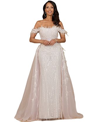 bridal dresses macy's Bride Macys Floor Length Dresses Bride Dresses Macys Womens Plus Dresses Plus Size Wedding Dresses Ivory Wedding Dress - Macy's