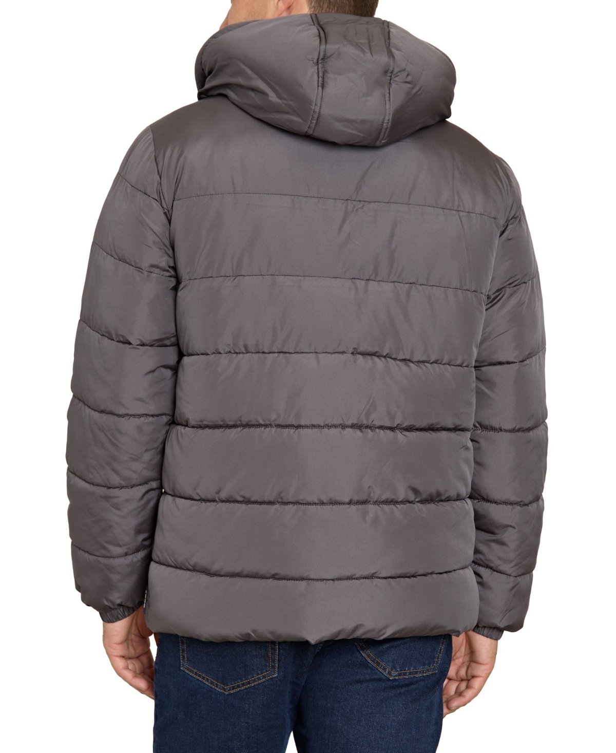 Izod Men's Sherpa Lined Puffer Jacket