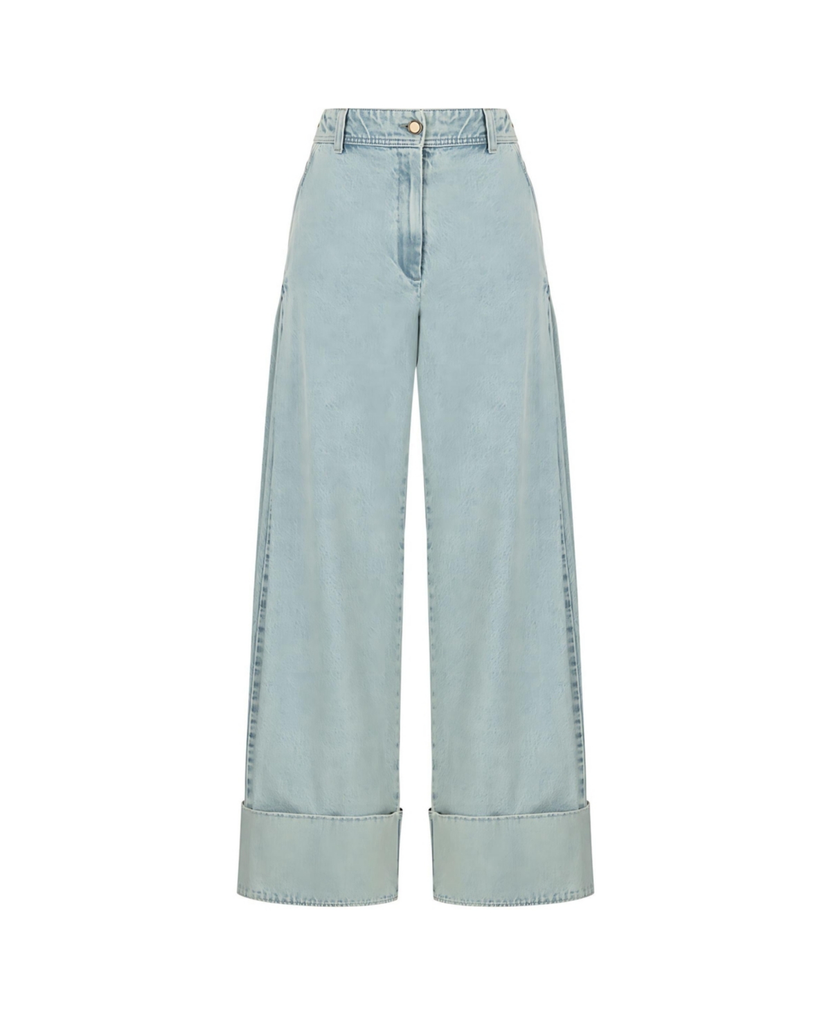 Nocturne Women's High Waist Double-Leg Jeans