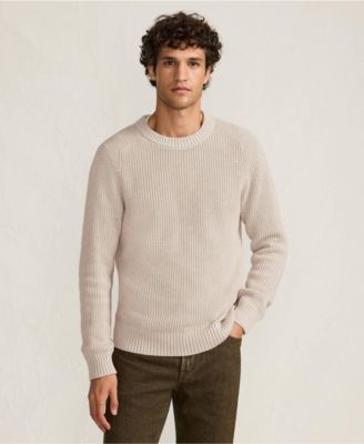 Men's Cotton Drifter Saddle Crewneck Shaker Sweater