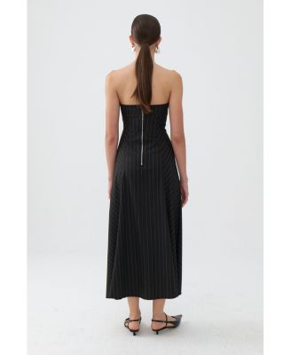 Women's Strapless Maxi Dress