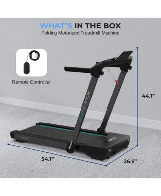 Folding Motorized Treadmill Machine with Smart Speed Control