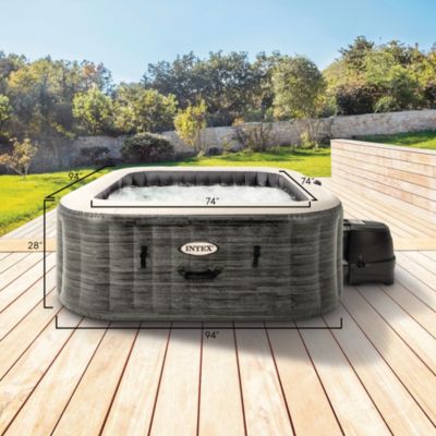 PureSpa Plus Greystone Hot Tub, 94 x 28", w/ S1 Filter Cartridge (12 Pack)