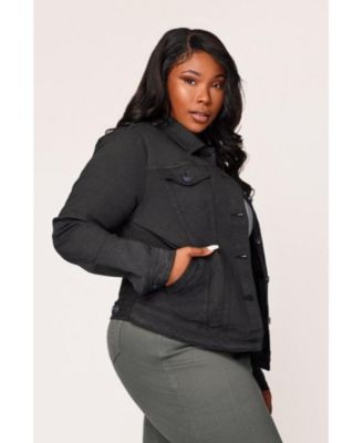 Plus Size Denim Jacket