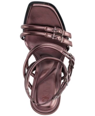 Women's Strappy Multi-Buckle Stiletto Sandals