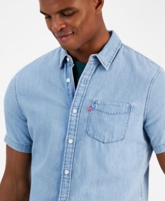 Men's Classic 1 Pocket Short Sleeve Regular Fit Shirt