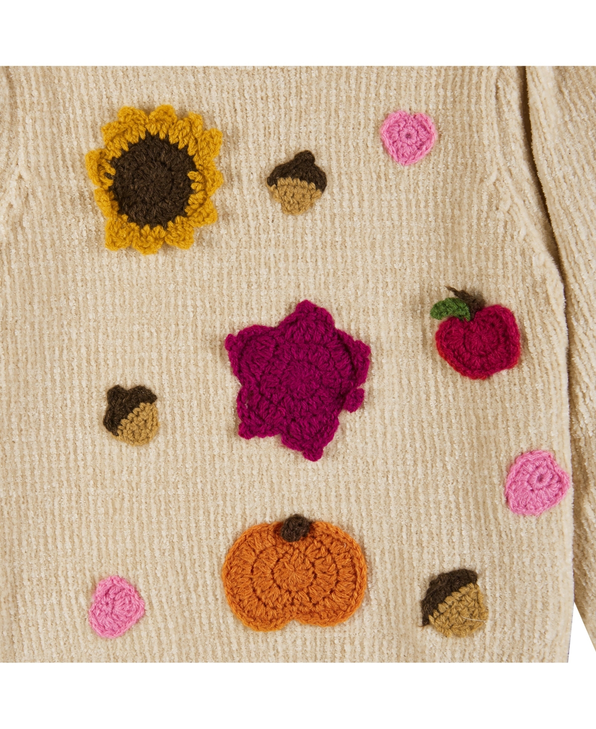 Andy & Evan Baby Girls Fall Themed Chenille Sweater & Legging Set