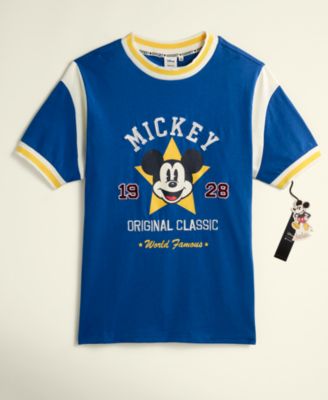 Disney | Macy's Adult Unisex Vintage Varsity Mickey Cotton Graphic