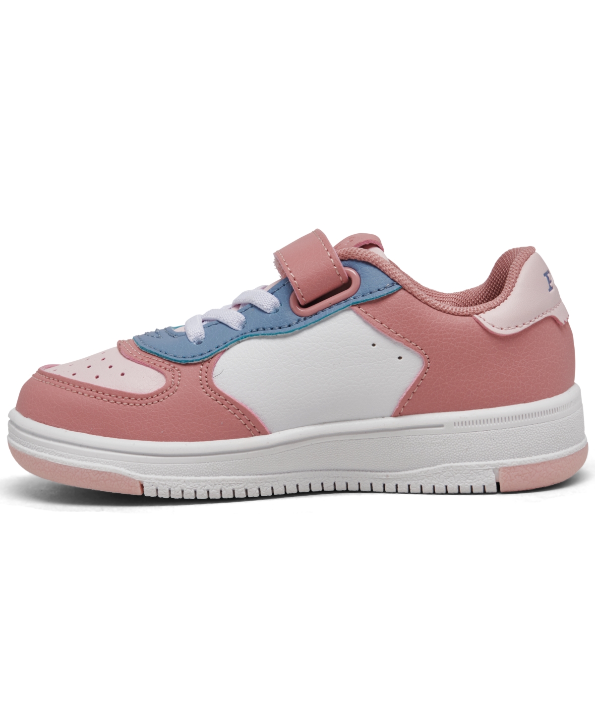 Polo Ralph Lauren Toddler Girls Masters Court Fastening Strap Casual Sneakers from Finish Line -Light Blue