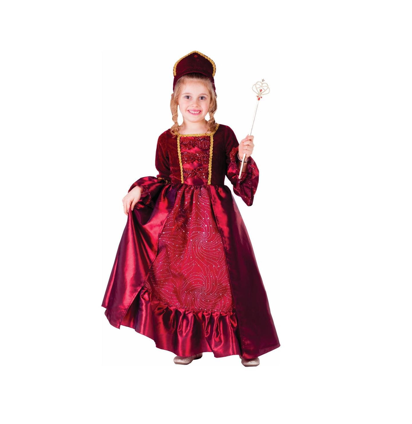 Платья Dress Up America Burgundy Belle Ball Gown Costume Set для девочек-малышей — фото 1