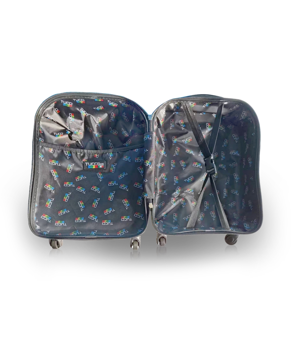 Tucci 18" Luggage Carry On Suitcase Kids Travel Suitcase In Robo Kid