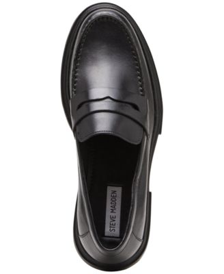 Men's Akkron Leather Lug-Sole Penny Loafers