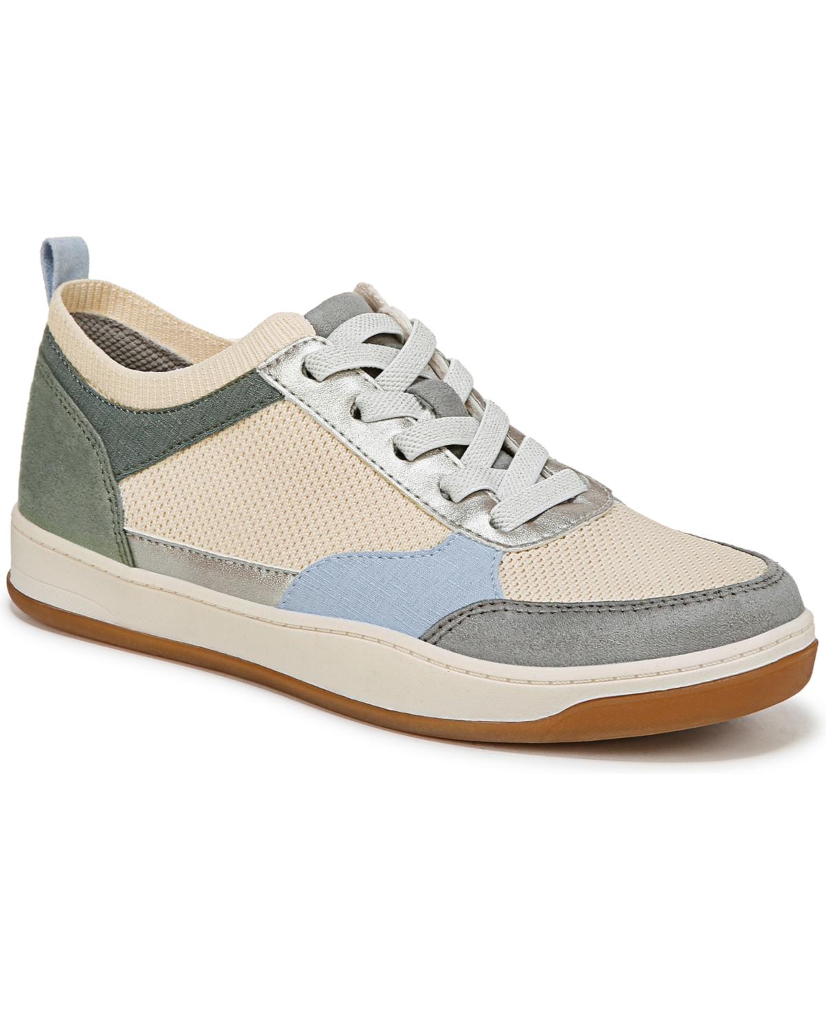 Women's Dynamic Washable Platform Slip On Sneakers - Dark Forest Knit Fabric/Microsuede