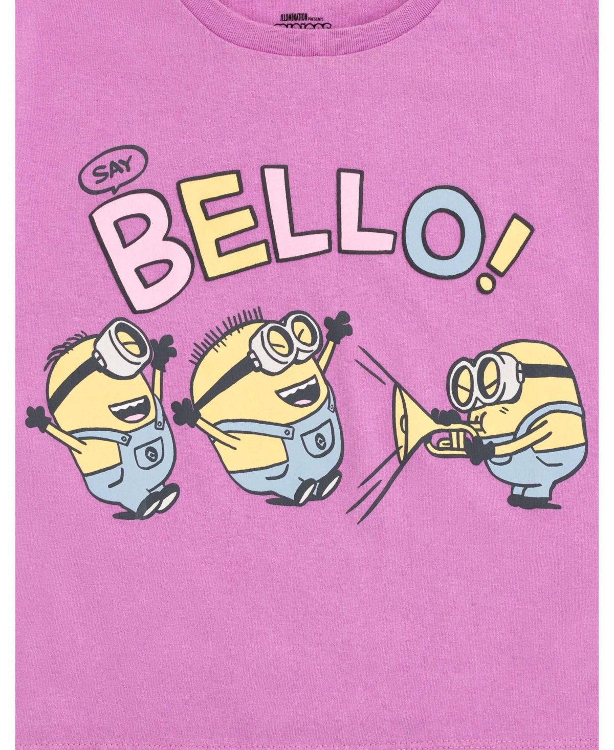 Minions Girls Boxy Drop Shoulder T-Shirt