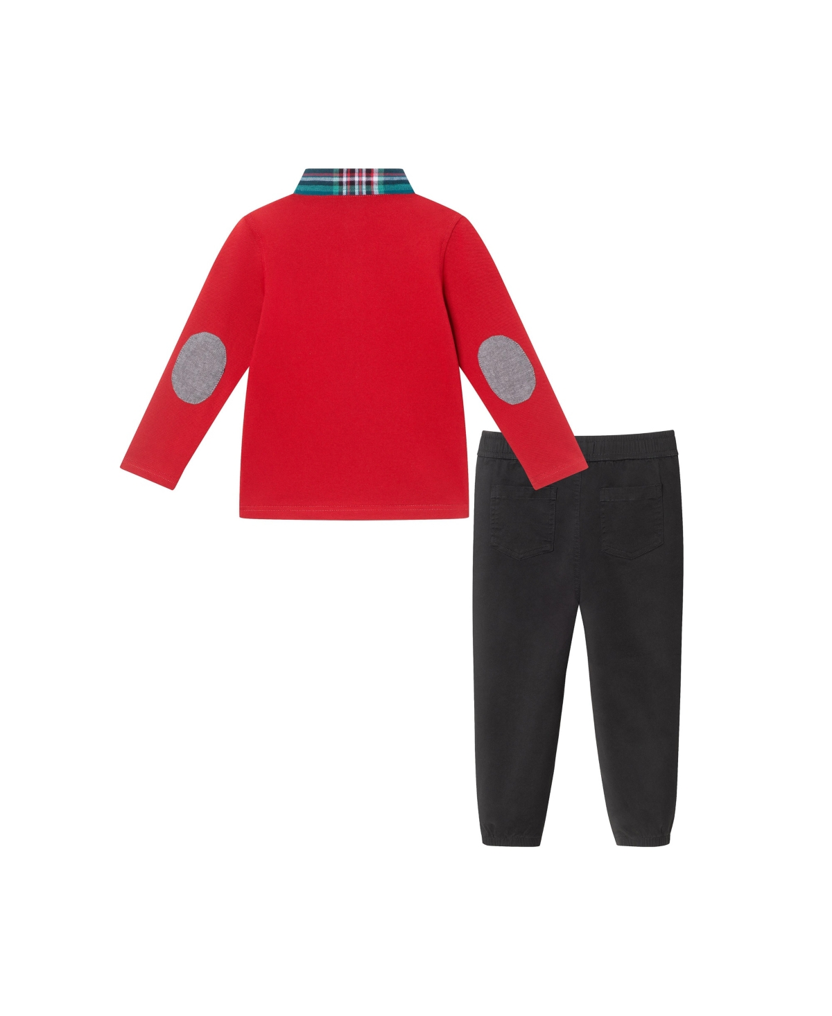 Andy & Evan Little Boys Toddler/ChildPolo & Pants Set - Red holiday