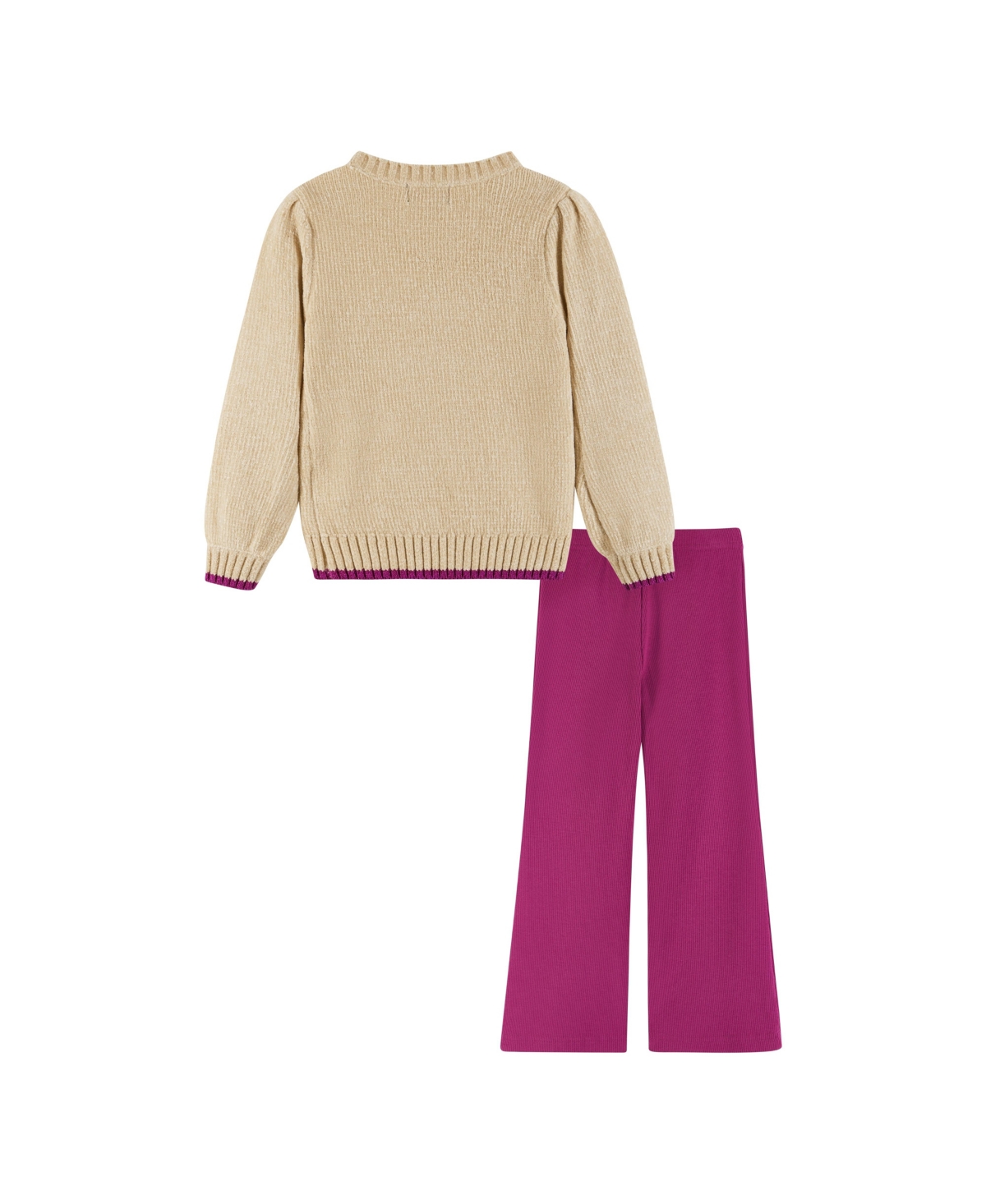 Andy & Evan Toddler Girls Toddler/Child Fall Themed Chenille Sweater & Legging Set