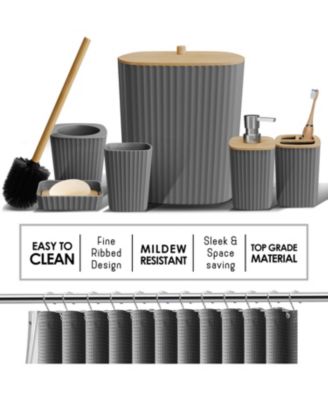 25 Piece Complete Bathroom, Vanity & Shower Accessories Set