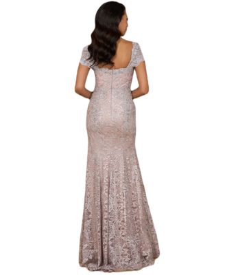 Women's Fitted Lace Mermaid Gown