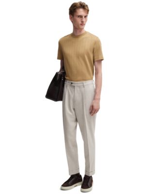 Men's Herringbone Regular-Fit T-Shirt