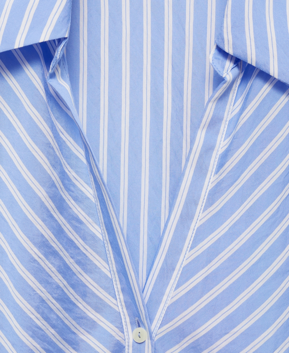 Mango Women's Striped Flowy Shirt