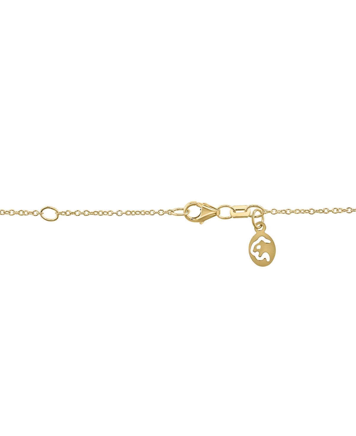 Shop Effy Collection Effy Black Diamond (5/8 Ct. T.w.) & White Diamond (1/4 Ct. T.w.) Heart Halo 18" Pendant Necklace In  In Yellow Gold