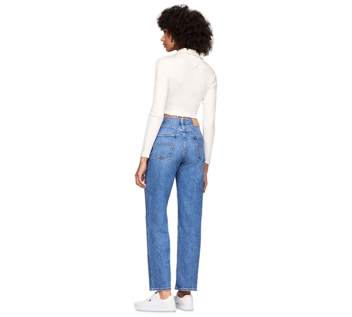 Tommy Jeans Women's Layla High-Rise Slim Straight Leg Jeans