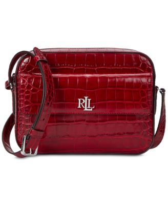 Ralph 2024 Lauren Embossed Red Crossbody Complete