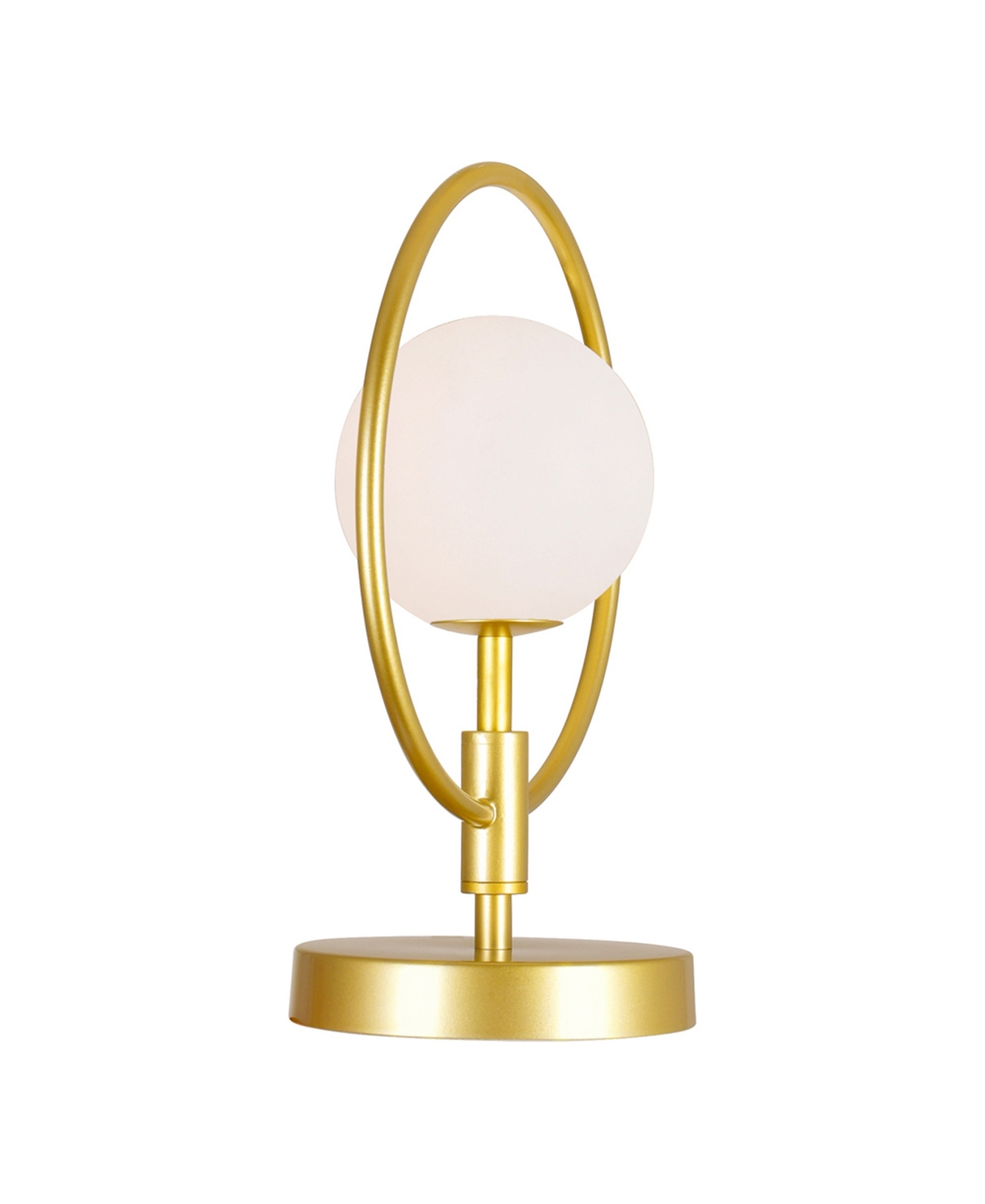 Cwi Lighting 12" Metal Celeste 1 Light Lamp In Medallion Gold