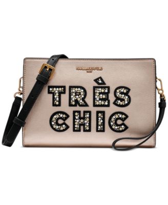 Crystal Embellished Convertible Crossbody 