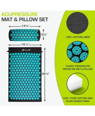 Acupressure Mat and Pillow Set