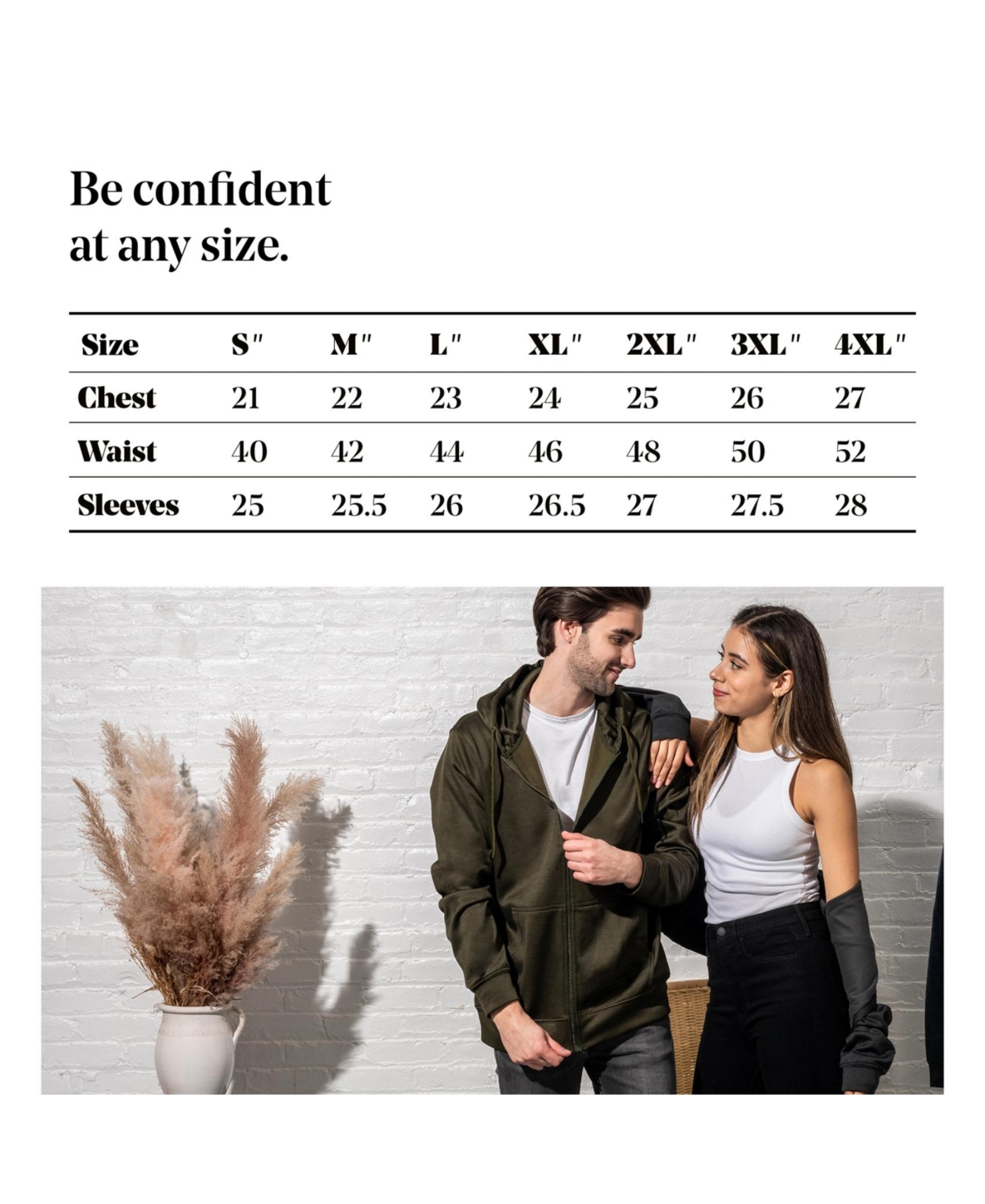 Mio Marino Men's Premium Zip-Up Hoodie for Men with Smooth Silky Matte Finish & Cozy Fleece Inner Lining Sweater with Hood
