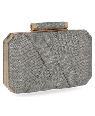 Lindsayy XX Lurex Clutch, Exclusively at Macy's