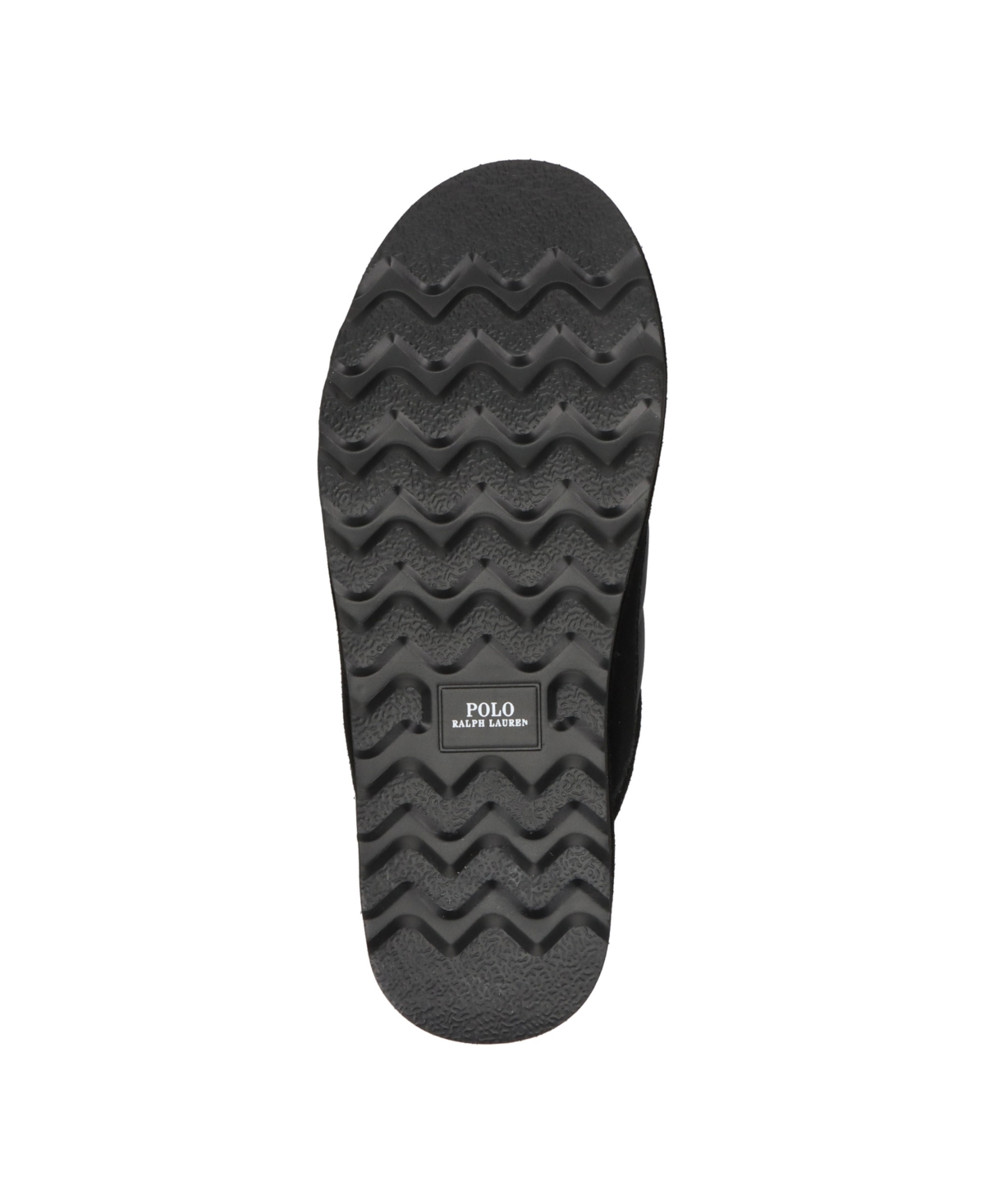 Polo Ralph Lauren Men's Reade Scuff Slippers In Black,paperwhite