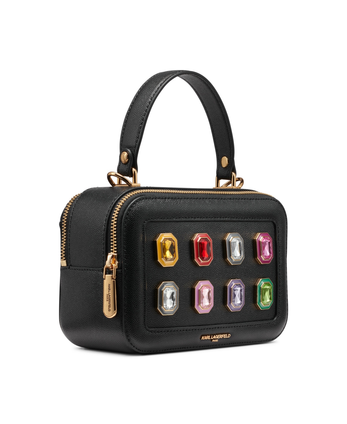 Karl Lagerfeld Paris Simone Crossbody Bag - Blk/Jewel | Smart Closet