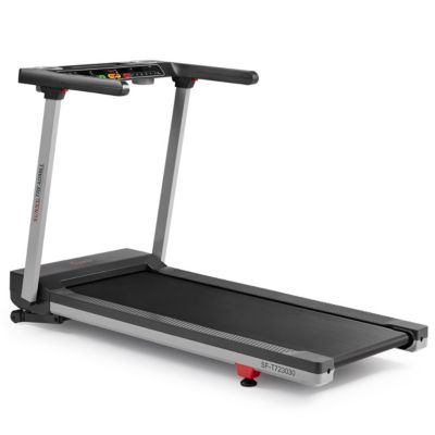 Foldable 15 Level Auto Incline Treadmill, 20" Wide Running Belt, Quiet Brushless Motor, Digital Display, 300 LB Weight Capacity, SunnyFit App Bluetooth Connection