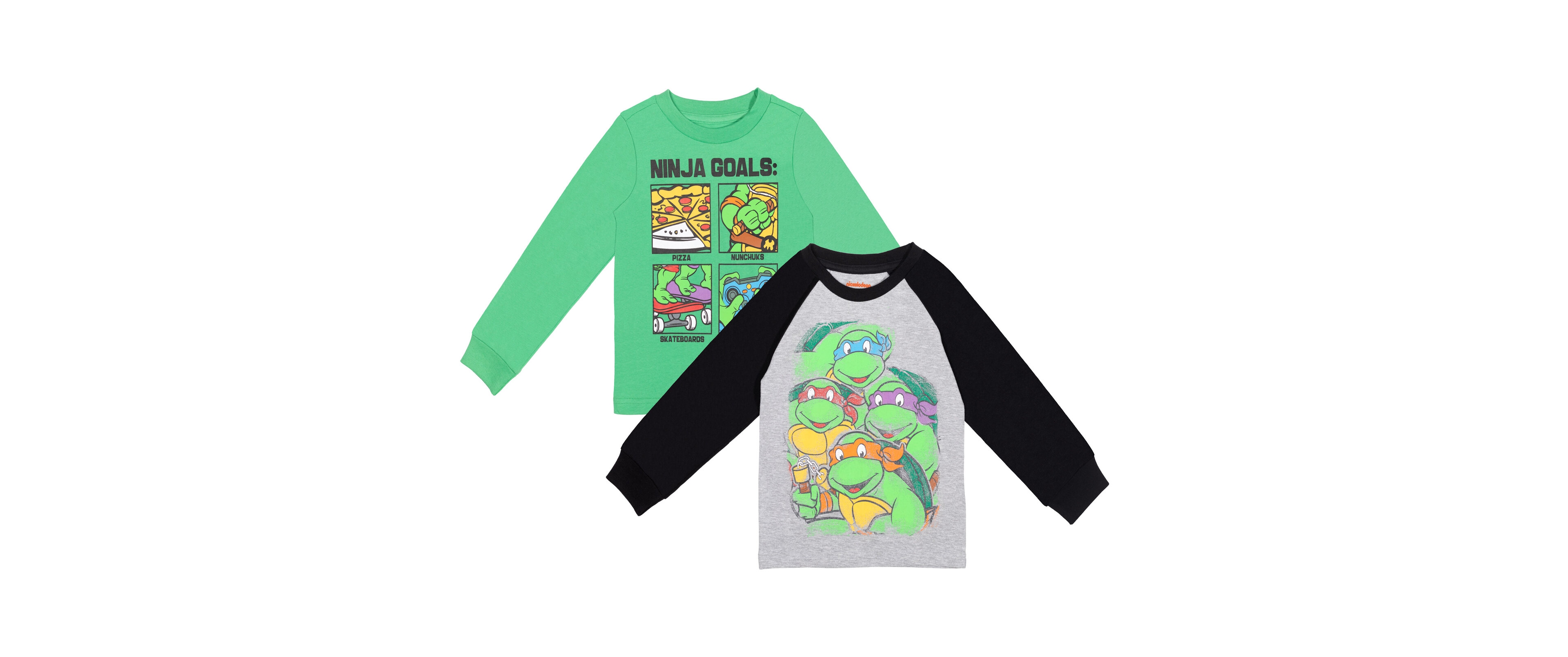 Teenage Mutant Ninja Turtles Little Boys 2 Pack T-Shirts