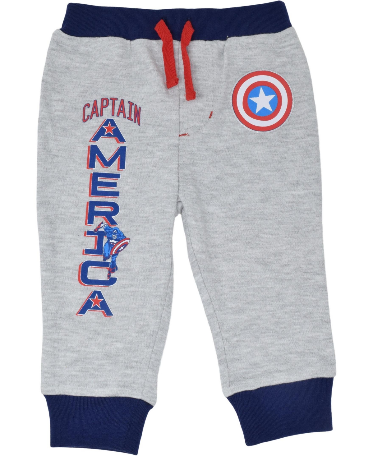 Marvel Toddler Boys Avengers Hulk Black Panther Captain America Baby 4 Pack Jogger Pants Newborn to -red/gray/black