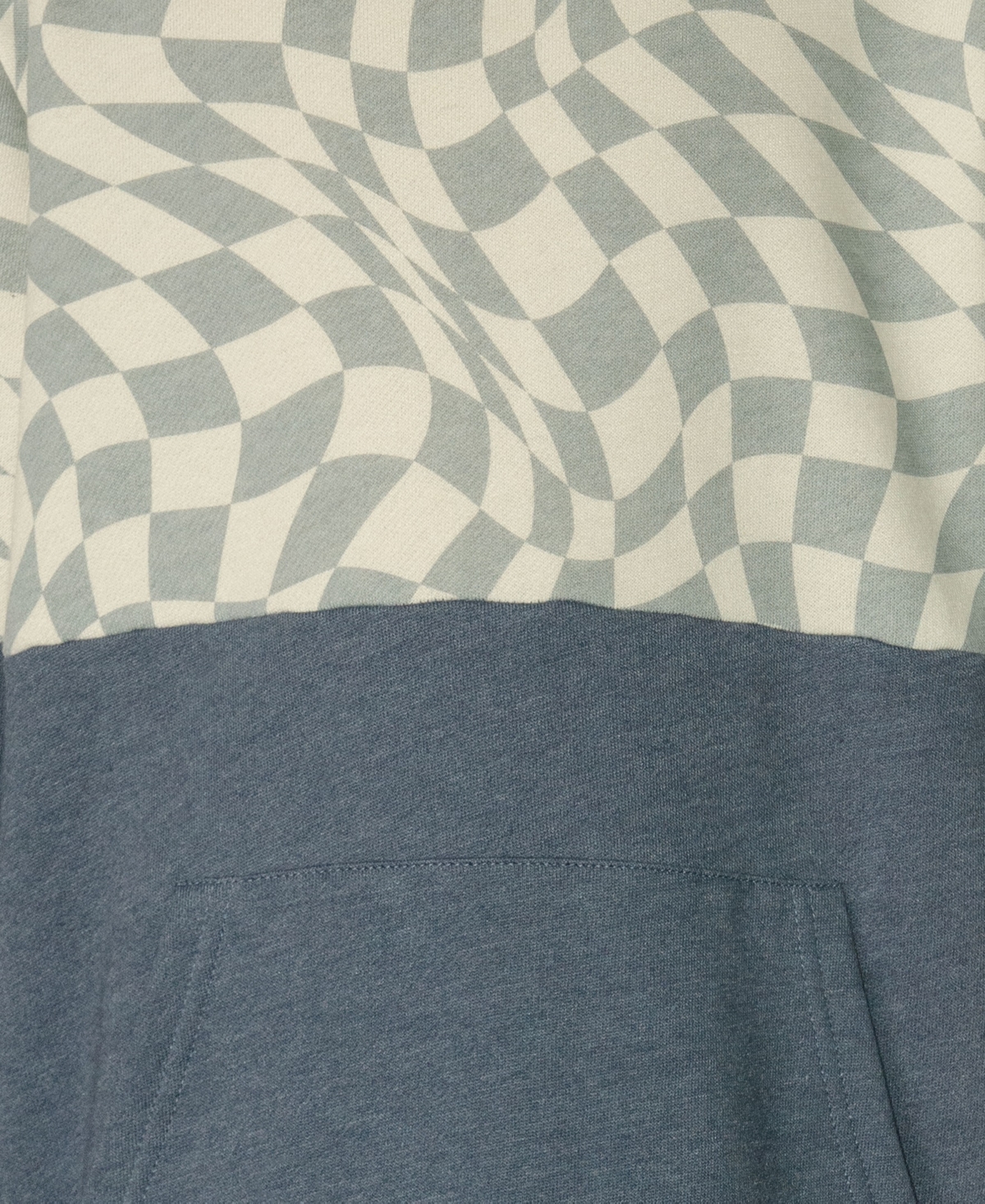 Univibe Big Boys Jace Pattern Blocked Fleece Hoodie