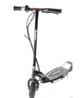 E100 Motorized Rechargeable Kids Toy Electric Scooters, 1 Black & 1 Blue