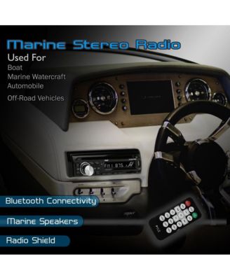 Marine Bluetooth MP3 Stereo Speaker Kit