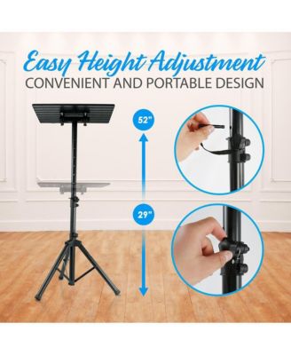 Universal Laptop Device Stand - Height Adjustable Tripod Mount (Set of 2)