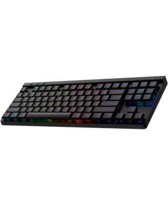 G515 Lightspeed Tenkeyless Wireless Low Profile Gaming Keyboard with Tactile Switches - Black