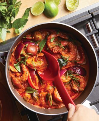 Cook + Create Aluminum Nonstick Saute Pan with Lid, 3 Quart