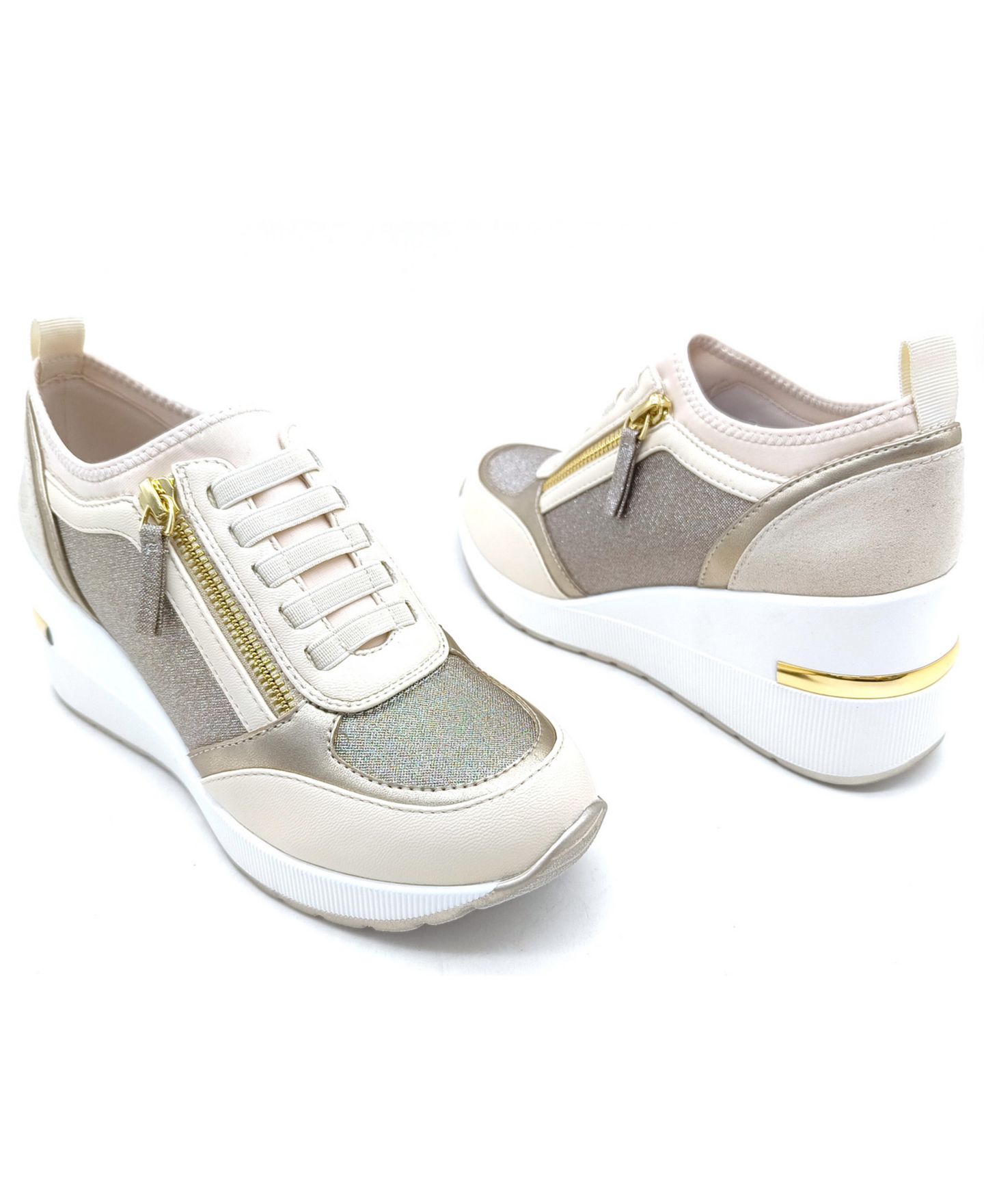 Женские кроссовки Kenneth Cole Reaction Fiona Wedge, цвет: Кремовый — фото 8